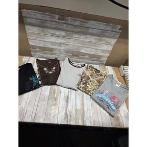 Lot of 5 Women's Tops Assorted Styles Sizes XL Petite